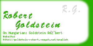 robert goldstein business card